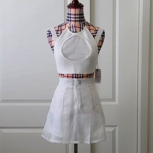 NWT - NÜN pleated tennis skort